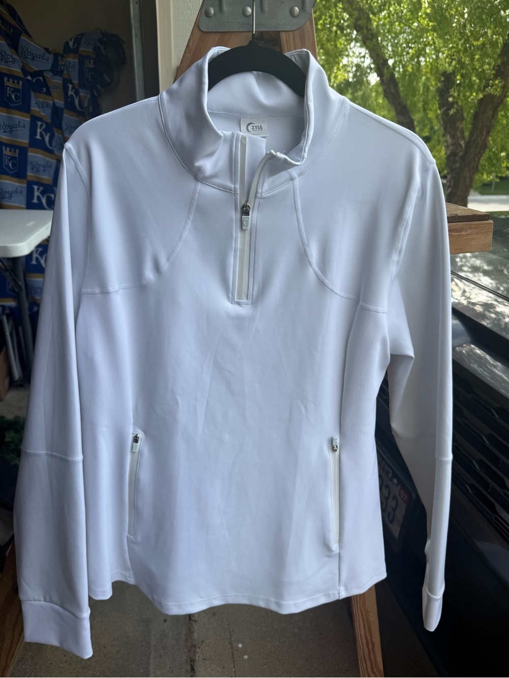 ZYIA Active White Performance Top 3XL